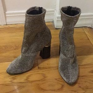 3.1 Phillip Lim Gold Metallic Booties